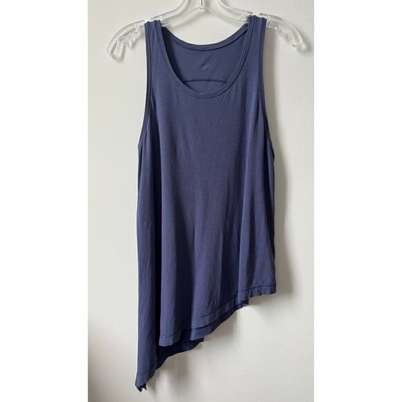 Lululemon Side Tie Pima Cotton Tank Loose Fit Blue 10 - Picture 3 of 6